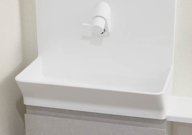 トイレ手洗いカウンター