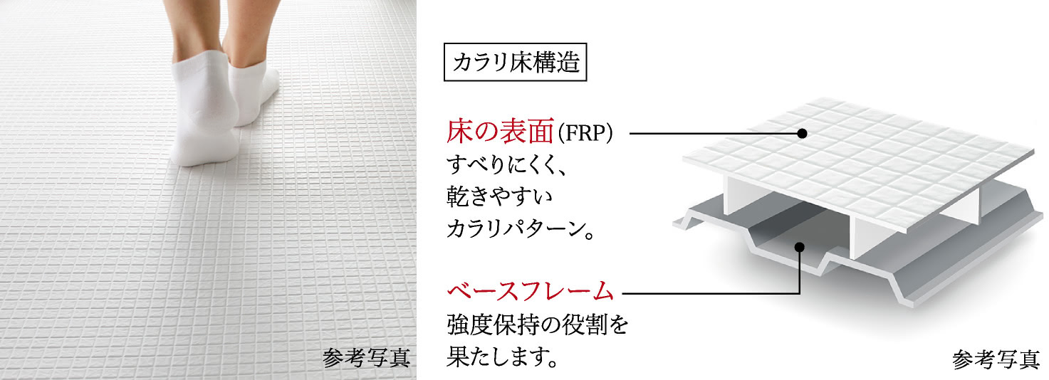 カラリ床