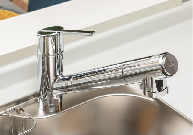 浄水器一体型シャワー水栓