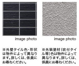外壁タイル、外装塗材（吹付タイル等）でコンクリートをガード