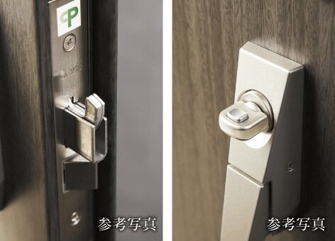 鎌型デッドボルト錠・防犯サムターン