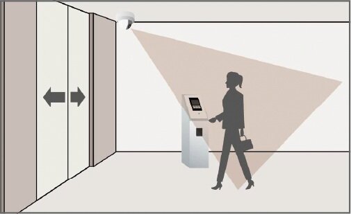 風除室入口を生体認証でスムーズに解錠 Clavis「Tebra FACE passシステム」を採用