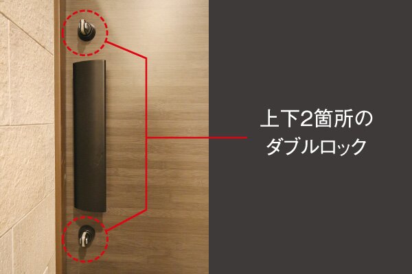 プッシュプル玄関ハンドル