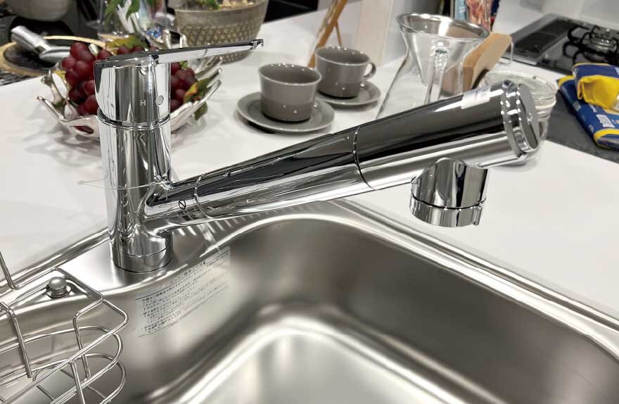 浄水器一体型シャワー水栓