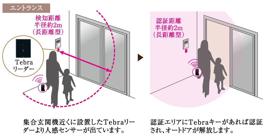 ハンズフリー電気解錠システム