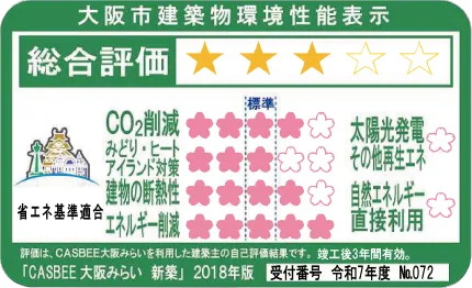CASBEE（大阪市建築物環境配慮評価システム）