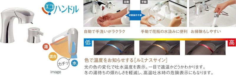 タッチレス水栓ナビッシュ