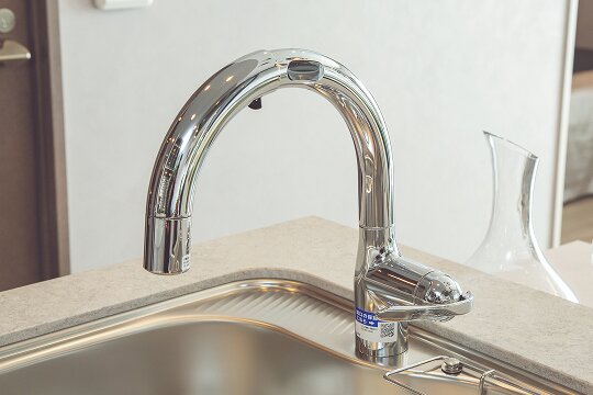 浄水器一体型タッチレス水栓