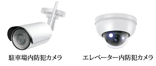 不審者の接近に効果大! 防犯カメラ
