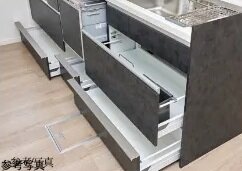 シンク下スライドドア