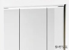 スリムLED3面鏡ミドルパネル