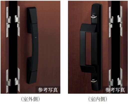 ハンズフリー玄関電池錠