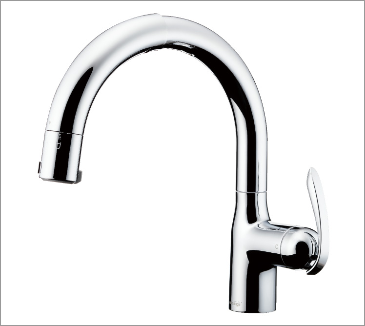 キッチン水栓蛇口一体型浄水器
