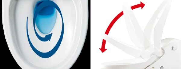フルオート便座＆フルオート便器洗浄