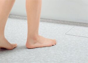 お掃除ラクラクほっカラリ床