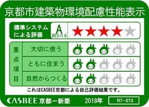 京都市建築物環境配慮性能表示