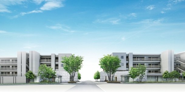 B街区・C街区外観図