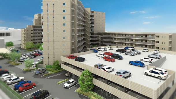 駐車場完成予想図