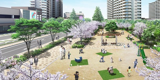 提供公園完成予想図