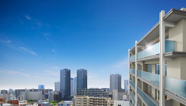 クレストシティ木場 外観完成予想図