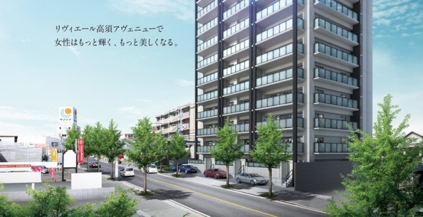 リヴィエール高須アヴェニュー 外観完成予想図