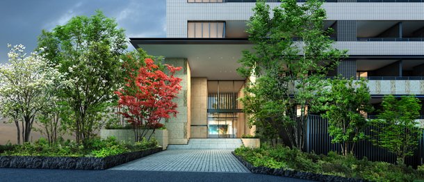 ディアナコート文京本郷台 エントランス完成予想図