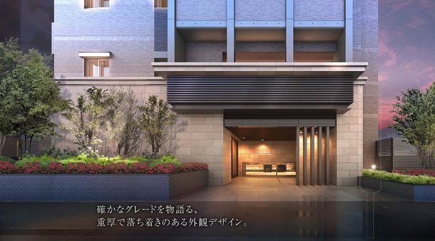エントランスアプローチ完成予想図