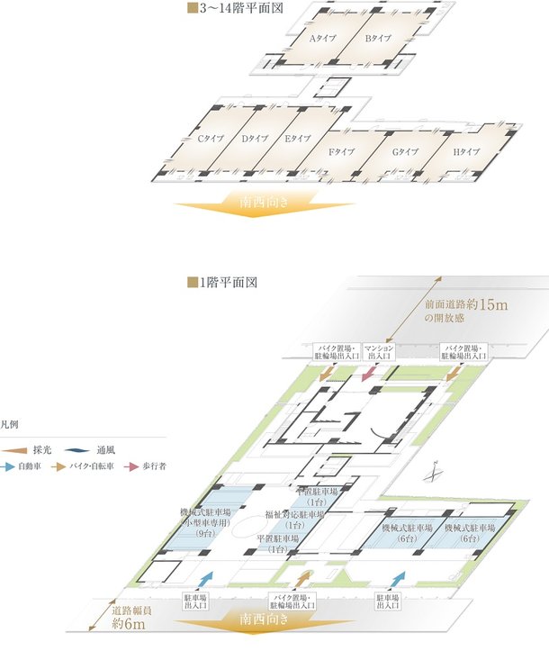 敷地配置図イメージイラスト