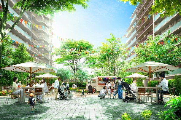ガーデンテラス完成予想図