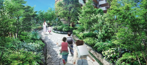 四季彩アプローチ完成予想図