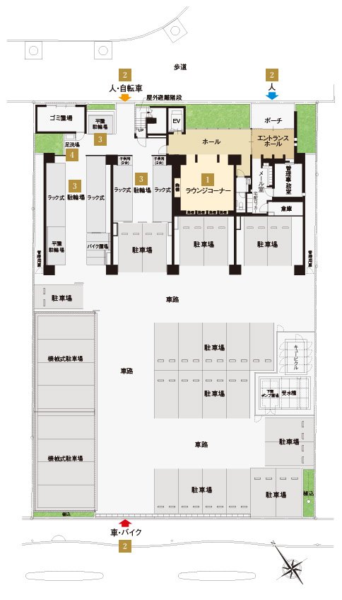 敷地配置図