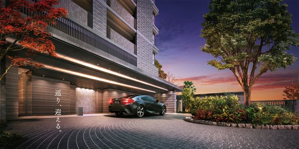 マスターズエントランス/車寄せ完成予想図
