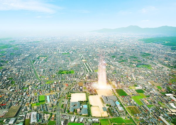 現地周辺航空写真