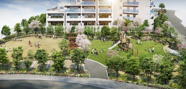 「提供公園」完成予想図