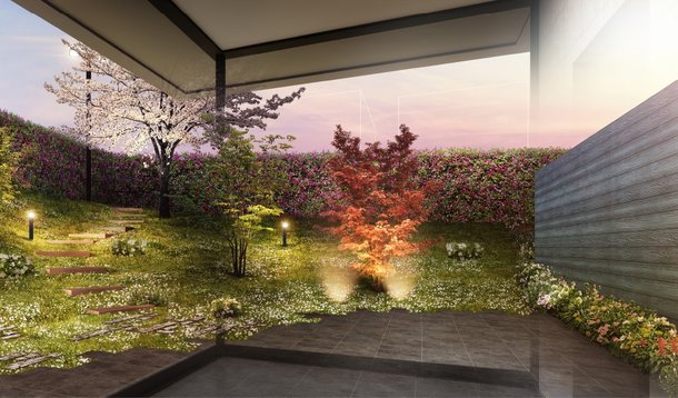 「天神の奥庭」完成予想図