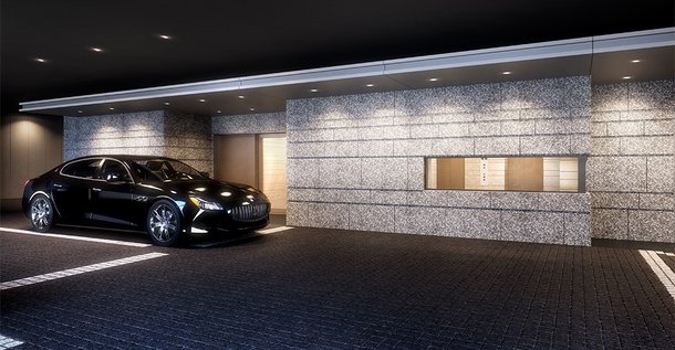 車寄せ完成予想図