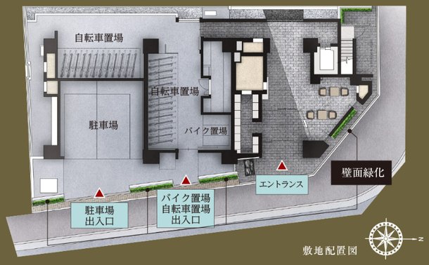敷地配置図