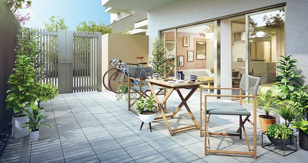 D2タイプテラス完成予想図