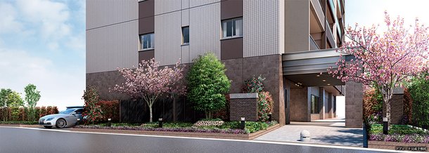 アプローチ完成予想図