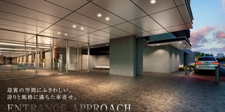 エントランスアプローチ完成予想図