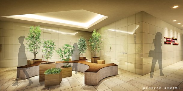 エントランスホール完成予想CG