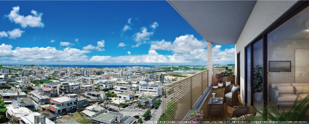 ベランダ完成予想CG