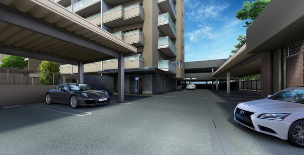 駐車場完成予想CG