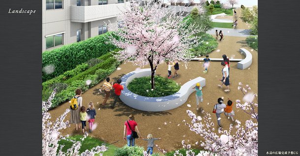 水辺の広場完成予想CG