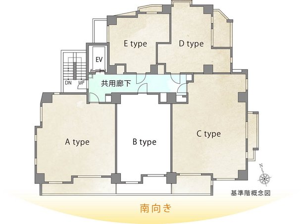 基準階概念図