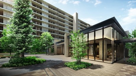 オーナーズサロン&プライベートガーデン完成予想CG