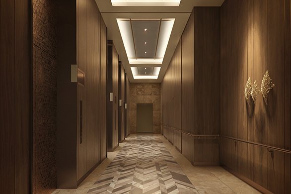 Elevator Hall完成予想CG