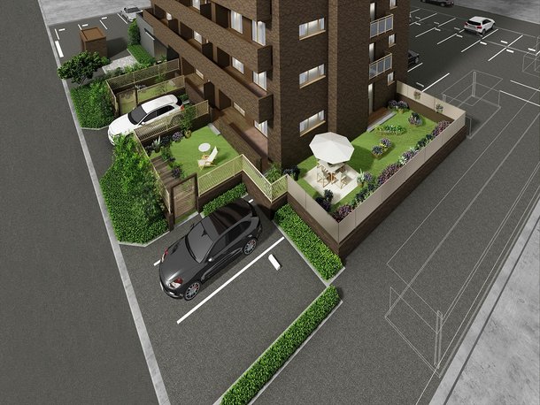 専用庭完成予想図
