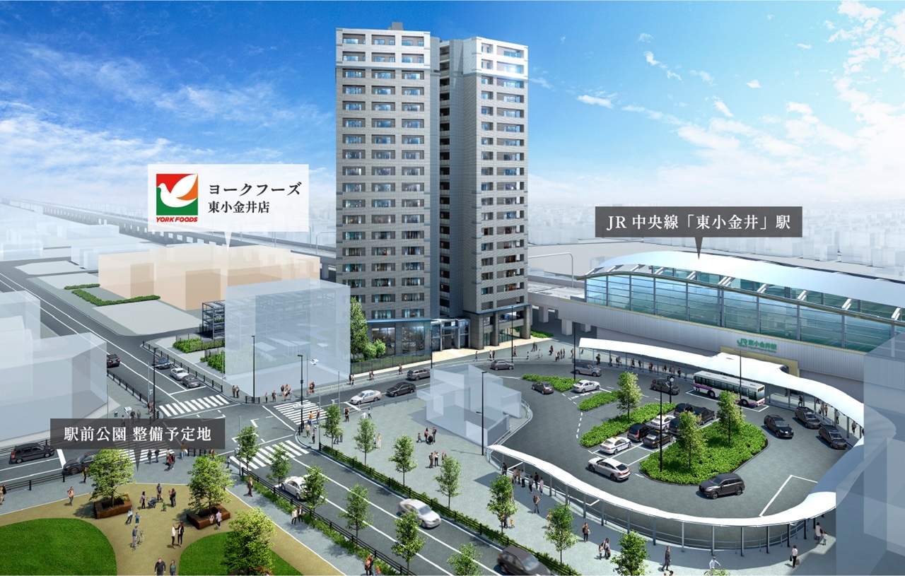 クレストプライムタワー東小金井（外観完成予想CG）