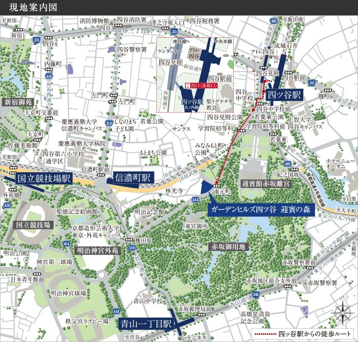 現地案内図